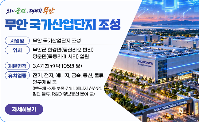 무안 국가산업단지 조성